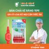 Bàn chải kẽ răng cơ bản Tepe IDB 0.4mm hồng Original Pink