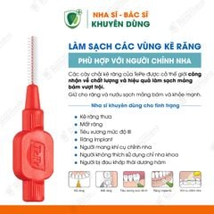 Bàn chải kẽ răng cơ bản Tepe IDB 0.4mm hồng Original Pink