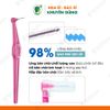 Bàn chải kẽ răng góc Tepe IDB 0.4mm hồng Angle Pink