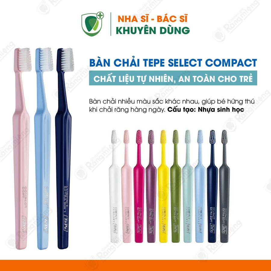 Bàn chải đánh răng cho trẻ 5-11 tuổi Tepe Select Compact