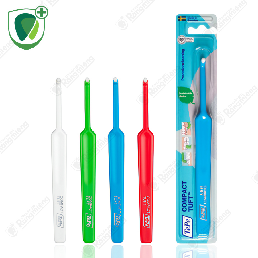 Bàn chải đánh răng hình đầu vòm Tepe Compact Tuft