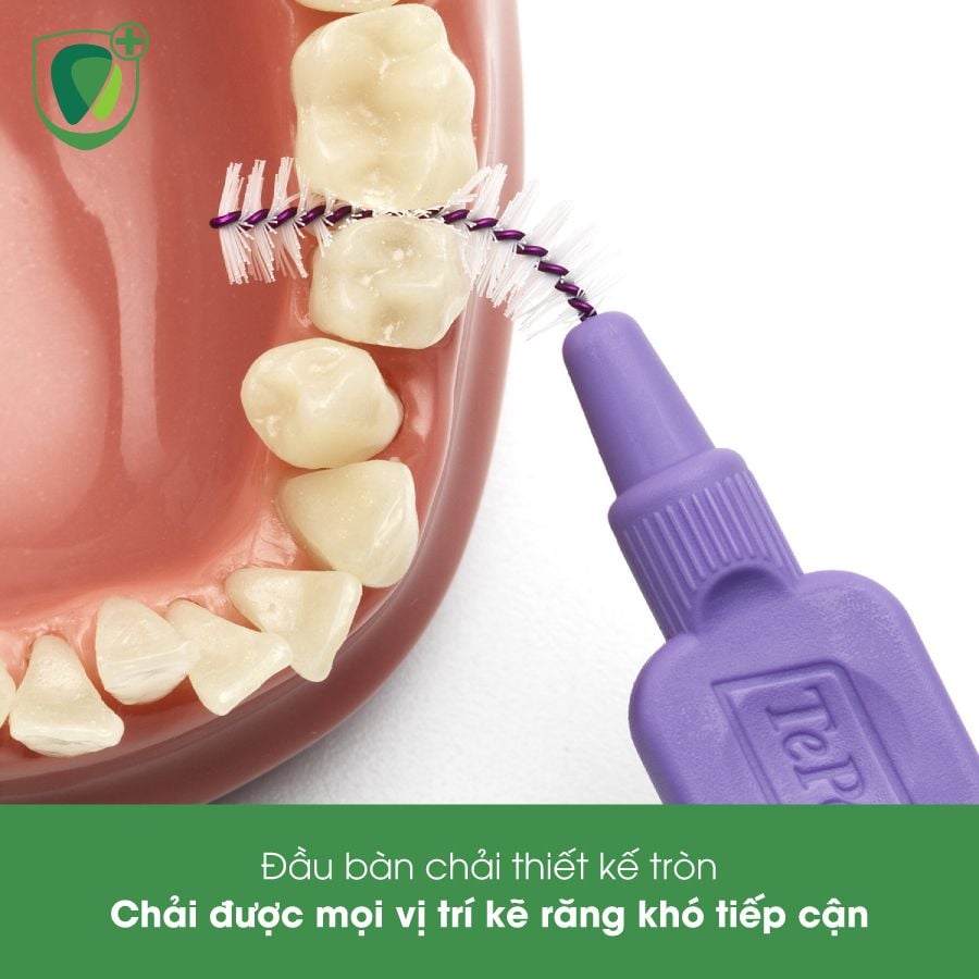 Bàn chải kẽ răng cơ bản Tepe IDB 1.1mm tím Original Purple