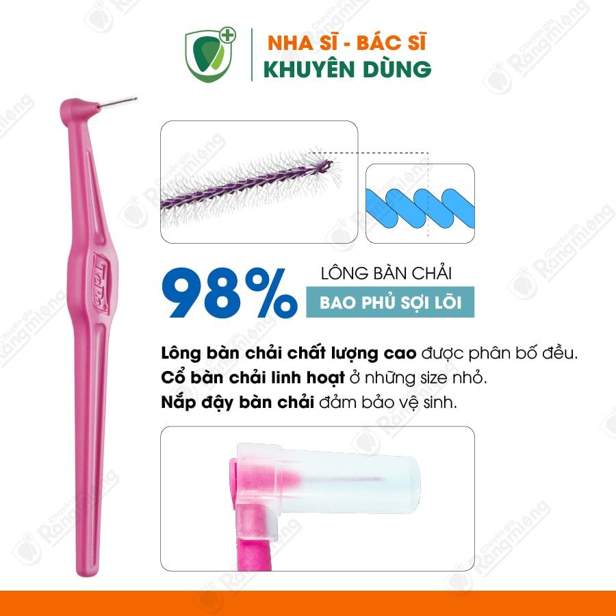 Bàn chải kẽ răng góc mix Tepe IDB Angle Mix