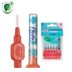 Bàn chải kẽ răng siêu mềm Tepe IDB 0.5mm màu đỏ X-soft Red