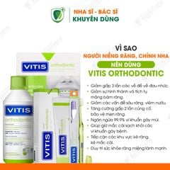 Bộ chăm sóc dành cho răng chỉnh nha Vitis Orthodontic Mixed Pack