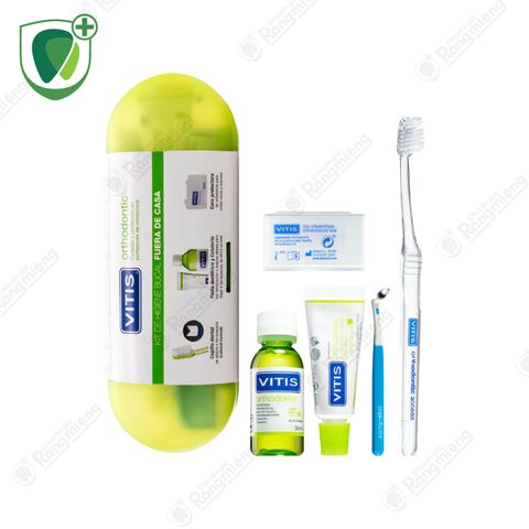 Bộ sản phẩm chăm sóc răng chỉnh nha 5 món Vitis Orthodontic Access Kit