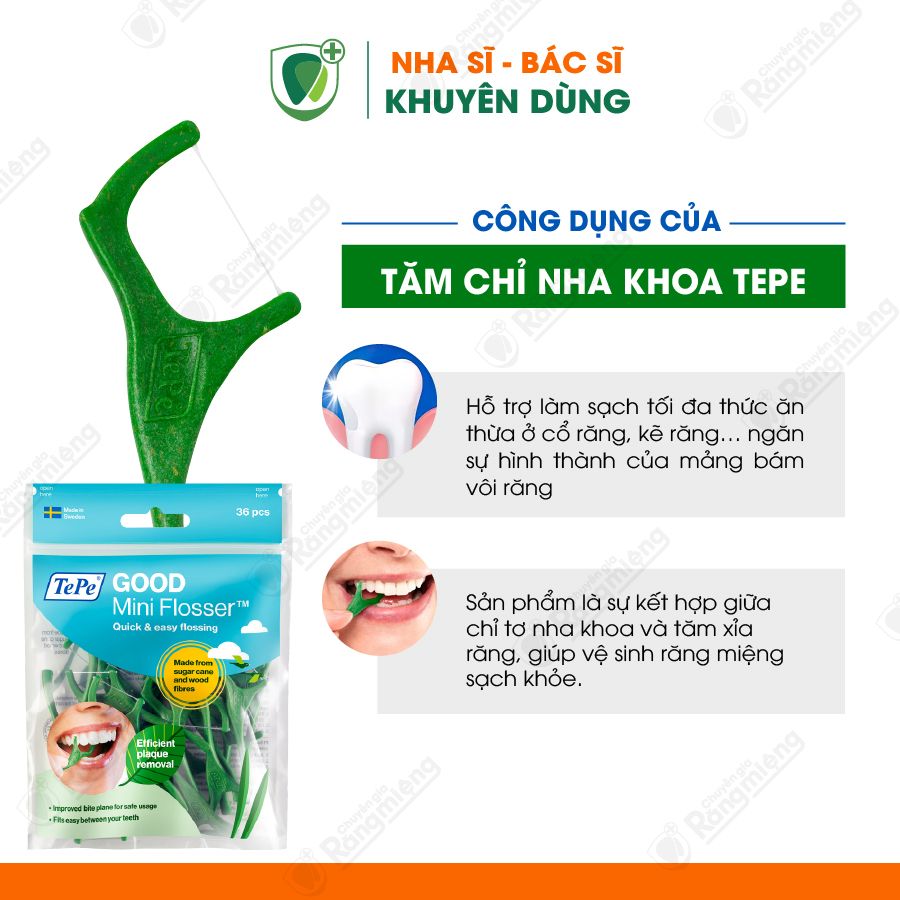 Chỉ nha khoa mini Flosser 36 pcs