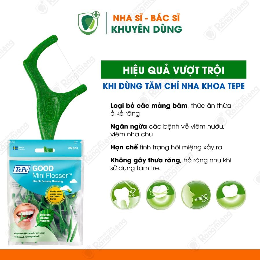 Chỉ nha khoa mini Flosser 36 pcs