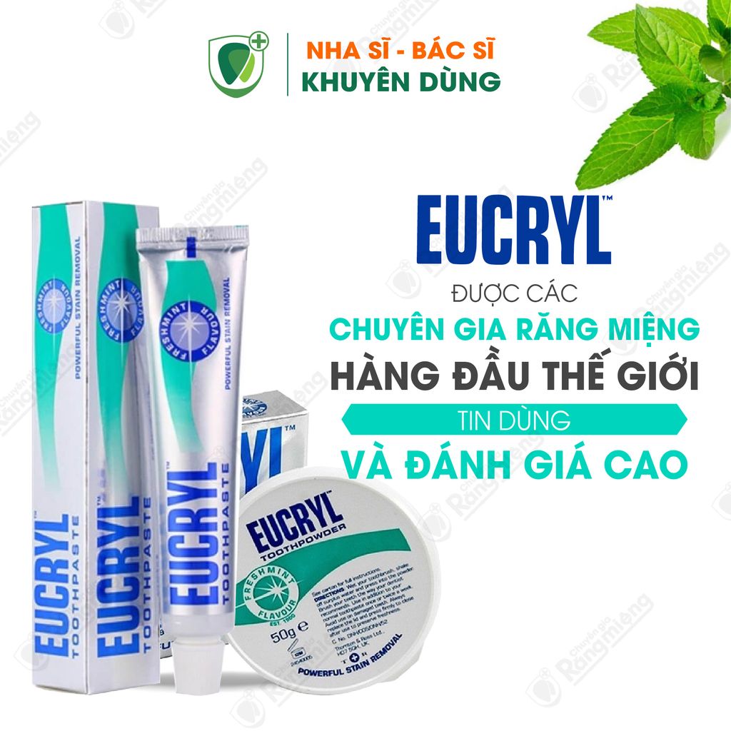 Combo làm trắng răng Eucryl