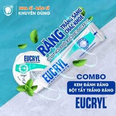 Combo làm trắng răng Eucryl