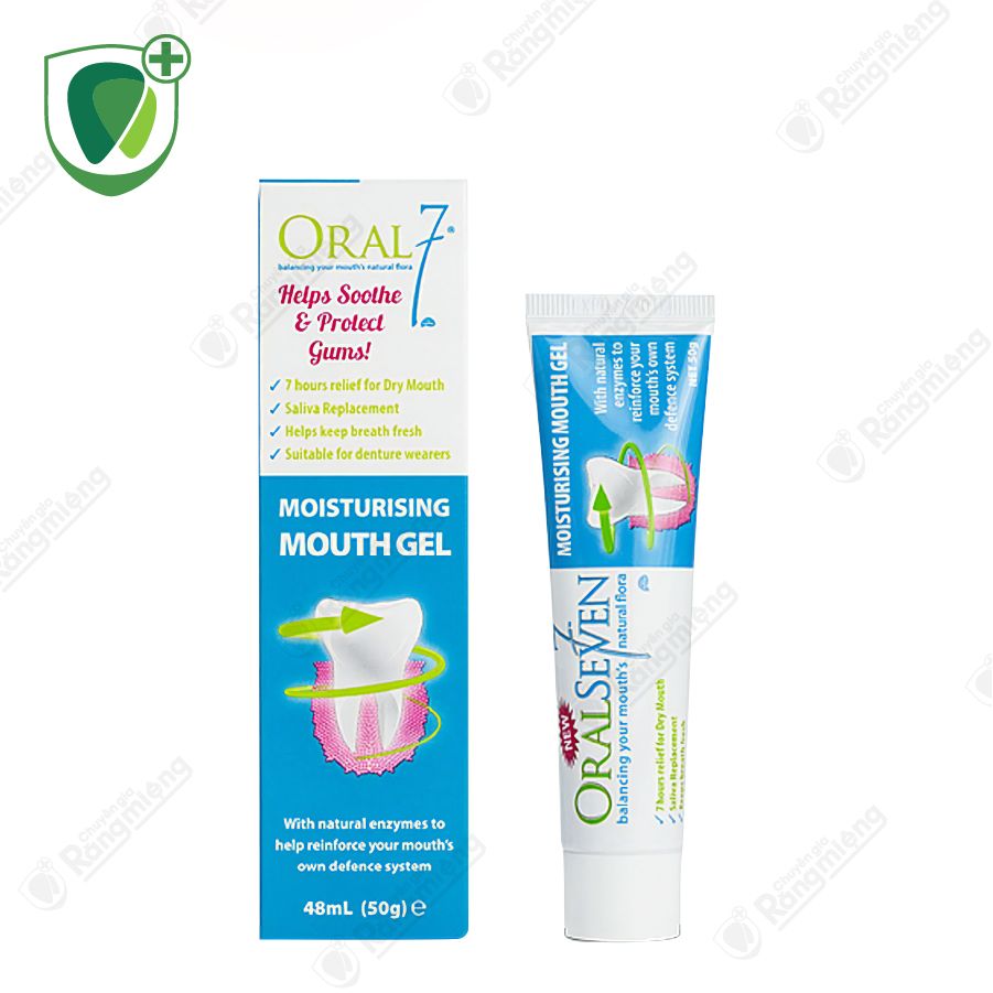 Gel bôi giữ ẩm miệng Oral7 Moisturising 50g