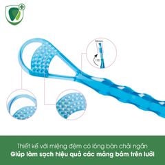 Gel làm sạch lưỡi và cây cạo lưỡi Tong-Clin Fresh