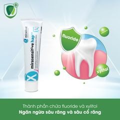 Kem đánh răng bảo vệ răng nhạy cảm Mirasensitive Hap+