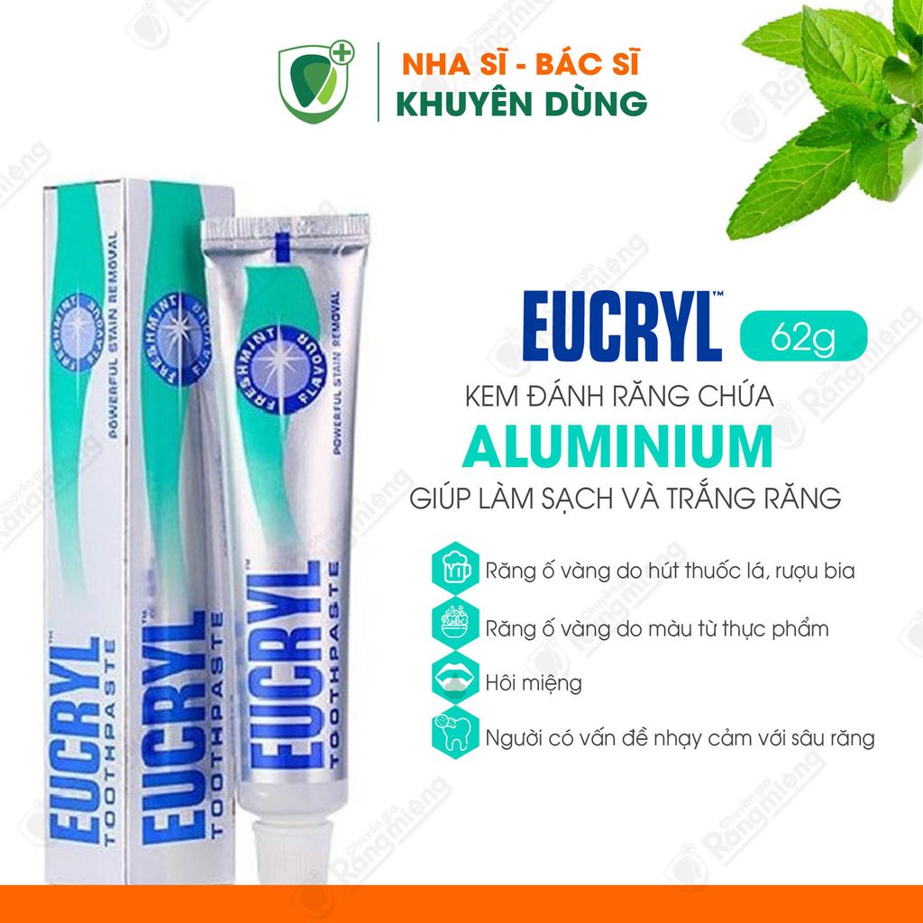 Kem đánh răng Eucryl Toothpaste 62g