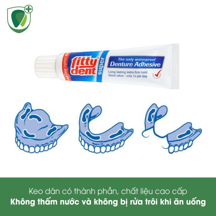 Keo dán hàm giả Super Denture Adhesive - Fittydent