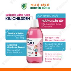 Nước súc miệng Fluor Kin Children Infantil 500ml