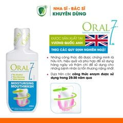 Nước súc miệng giữ ẩm ORAL7 dùng cho người khô miệng