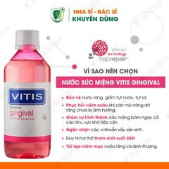 Nước súc miệng cho nướu nhạy cảm Vitis Gingival