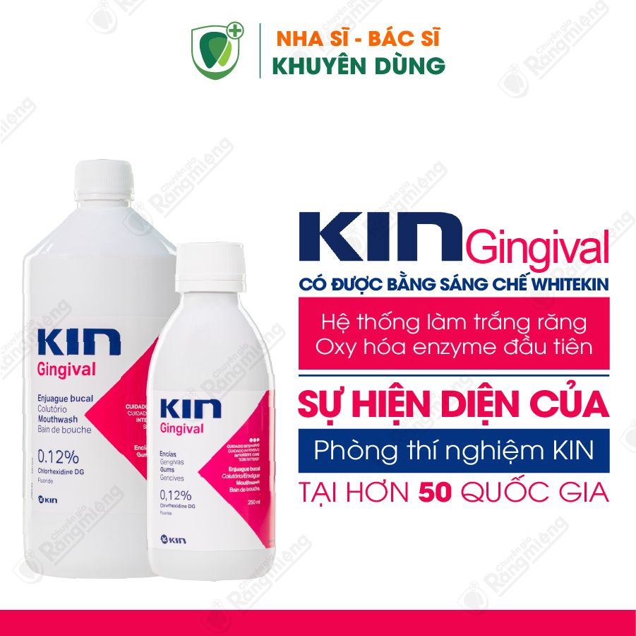 Nước Súc Miệng Kin Gingival Mouthwash 250ml/1000ml