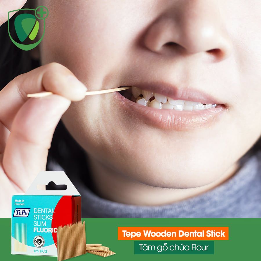 Tăm gỗ chứa Flour Tepe Wooden Dental Stick