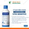 Nước súc miệng Vitis Sensitive ngăn ngừa ê buốt cho răng nhạy cảm