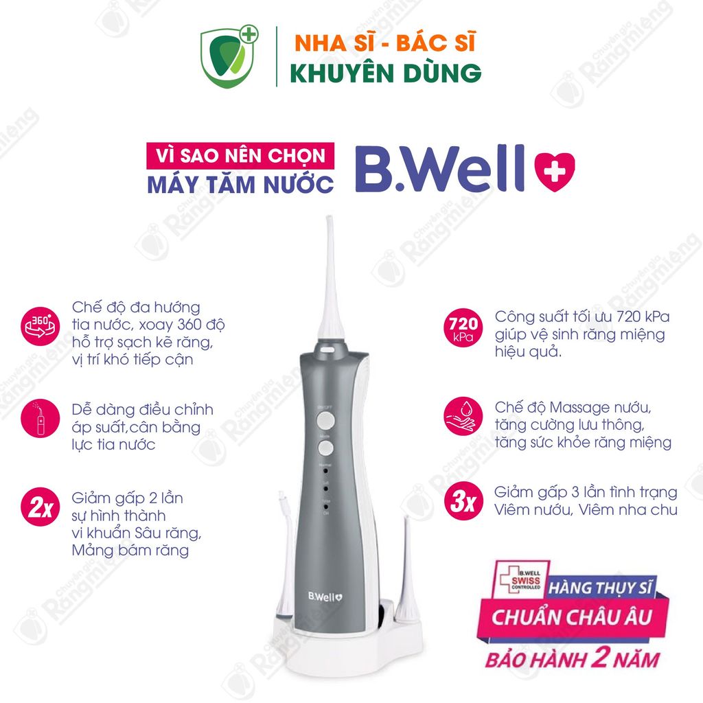 Máy Tăm Nước B.Well Swiss WI-912