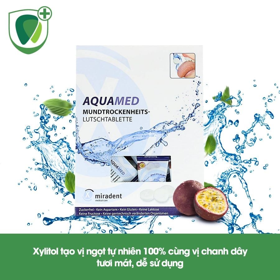 Viên ngậm trị khô miệng Aquamed