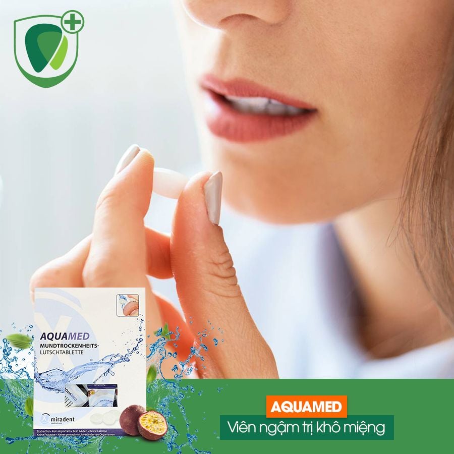 Viên ngậm trị khô miệng Aquamed