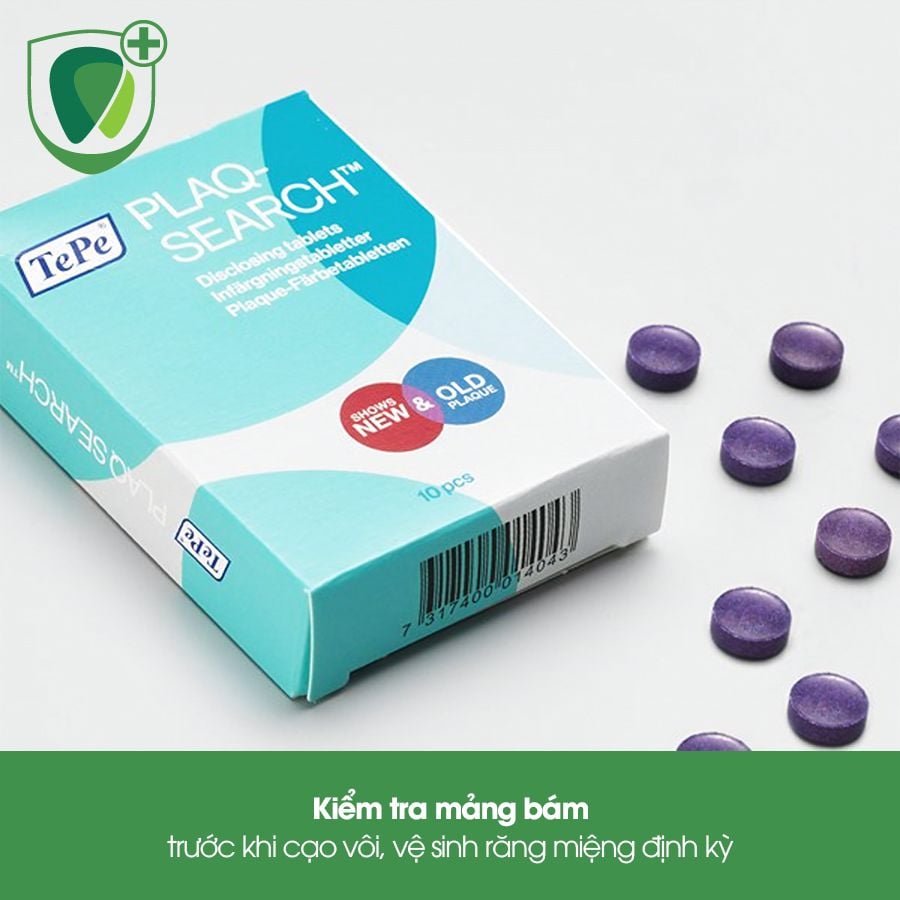 Viên phát hiện mảng bám răng Tepe Plaqsearch