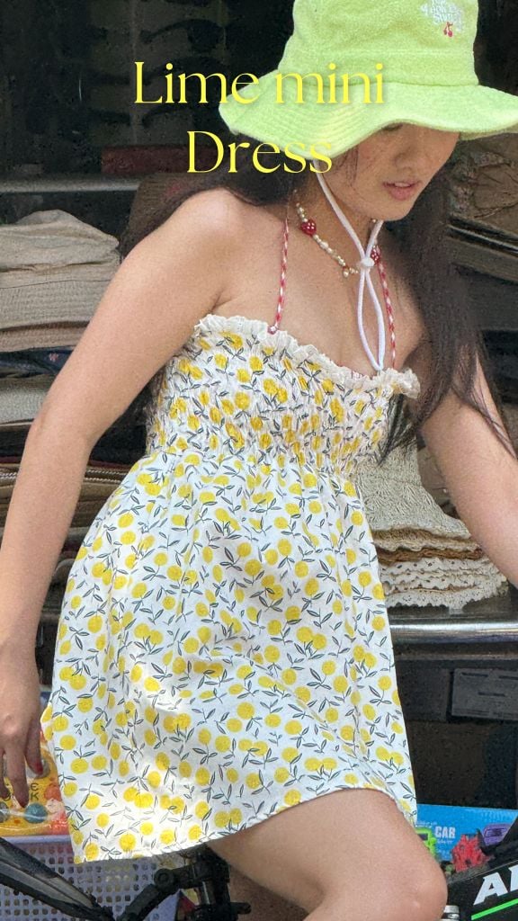 Lemon Mini Dress