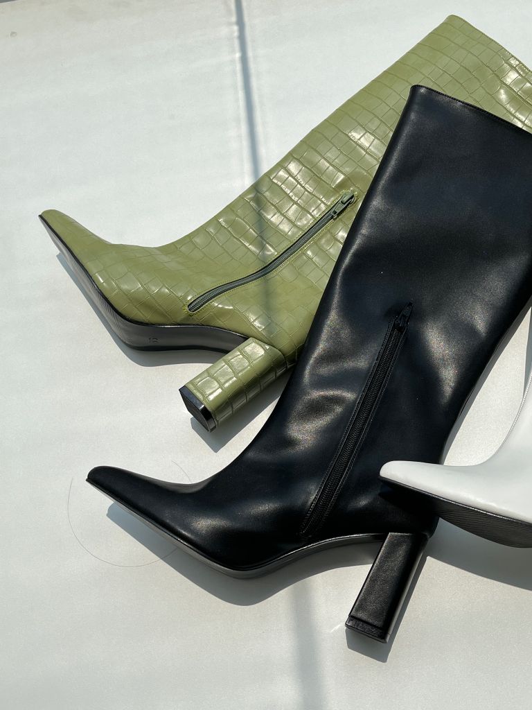 Cocktail Boots - Chartreuse