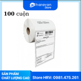  Tem in vận đơn thương mại điện tử 100x150mm (10 cuộn, 20 cuộn, 50 cuộn, 100 cuộn) 