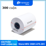  Giấy in hóa đơn 57x38mm giá sỉ (100 cuộn, 200 cuộn, SL lớn) 