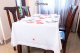  Table Cloth-Khăn bàn -CIP-San hô cam 