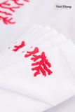  Table Cloth-Khăn bàn -CIP-San hô đỏ 