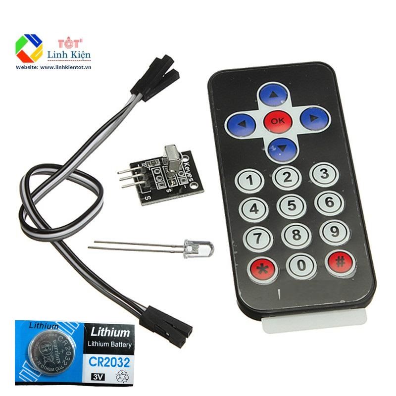 Bộ Điều Khiển Từ Xa Hồng Ngoại Cho Arduino, Raspberry - IR Infrared Remote Control