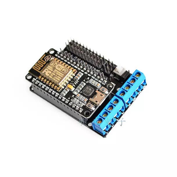 Bộ xe robot hai bánh điều khiển wifi DIY - sử dụng Kit ESP8266 NodeMCU và shield ra chân L293