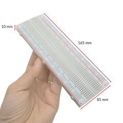 Test Board Cắm đa năng 830 lỗ MB-102 - Bread board 165x 55mm chất lượng cao