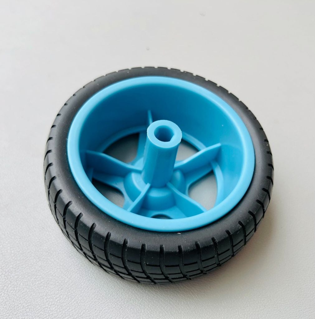 Bánh xe cao su, bánh xe Mecanum các loại làm phụ kiện xe robot DIY STEM Robot Car