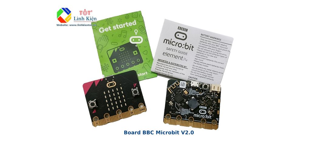 [Chính Hãng - Có VAT] Kit BBC Micro:bit V2 - Kit học lập trình STEM Microbit phiên bản mới