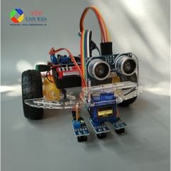 Bộ Xe Arduino Car Robot 3 chức năng - Dò Line, Tránh Vật Cản, Điều Khiển Từ Xa [Xe dò đường Car kit 6]