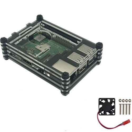 Case bảo vệ cho Raspberry Pi 4B - Mica trong