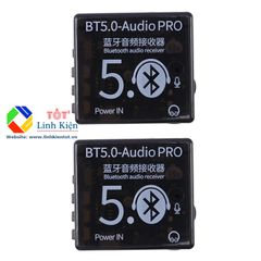 Bộ thu giải mã âm thanh Bluetooth BT5.0 Pro Kèm Hộp -  Module Khuếch Đại Âm Thanh Nổi Không Dây