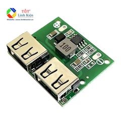 Module nguồn hạ áp 5V 3A đầu ra 2 cổng USB cho Raspberry Pi 3B, Pi4, điện thoại