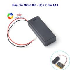 Hộp Pin Microbit 2 Pin AAA - BBC Micro:bit 2xAAA