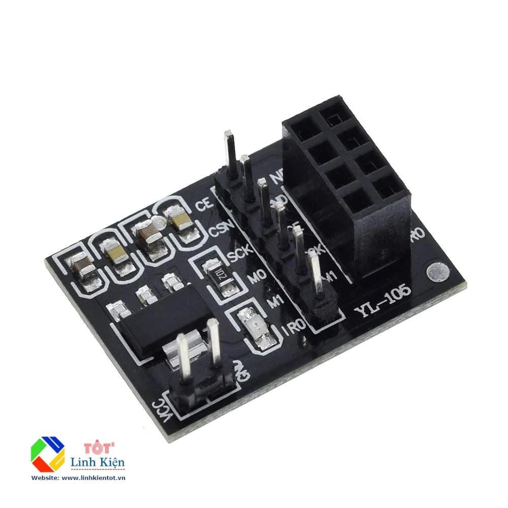 Combo OpenDTU / AhoyDTU Đọc Dữ Liệu Biến Tần Hoymiles DIY Màn hình OLED + ESP32 + NRF24L01+ Đế chuyển nguồn + Dây Nối