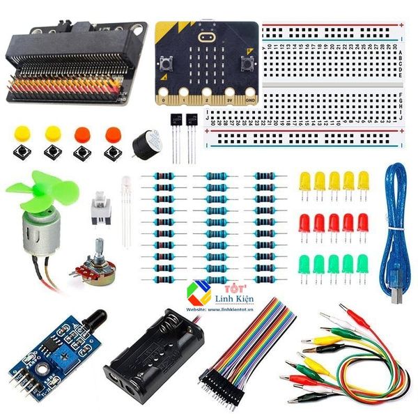 [Kèm tài liệu] Bộ học tập Microbit cơ bản - Basic Kit For BBC Micro:Bi