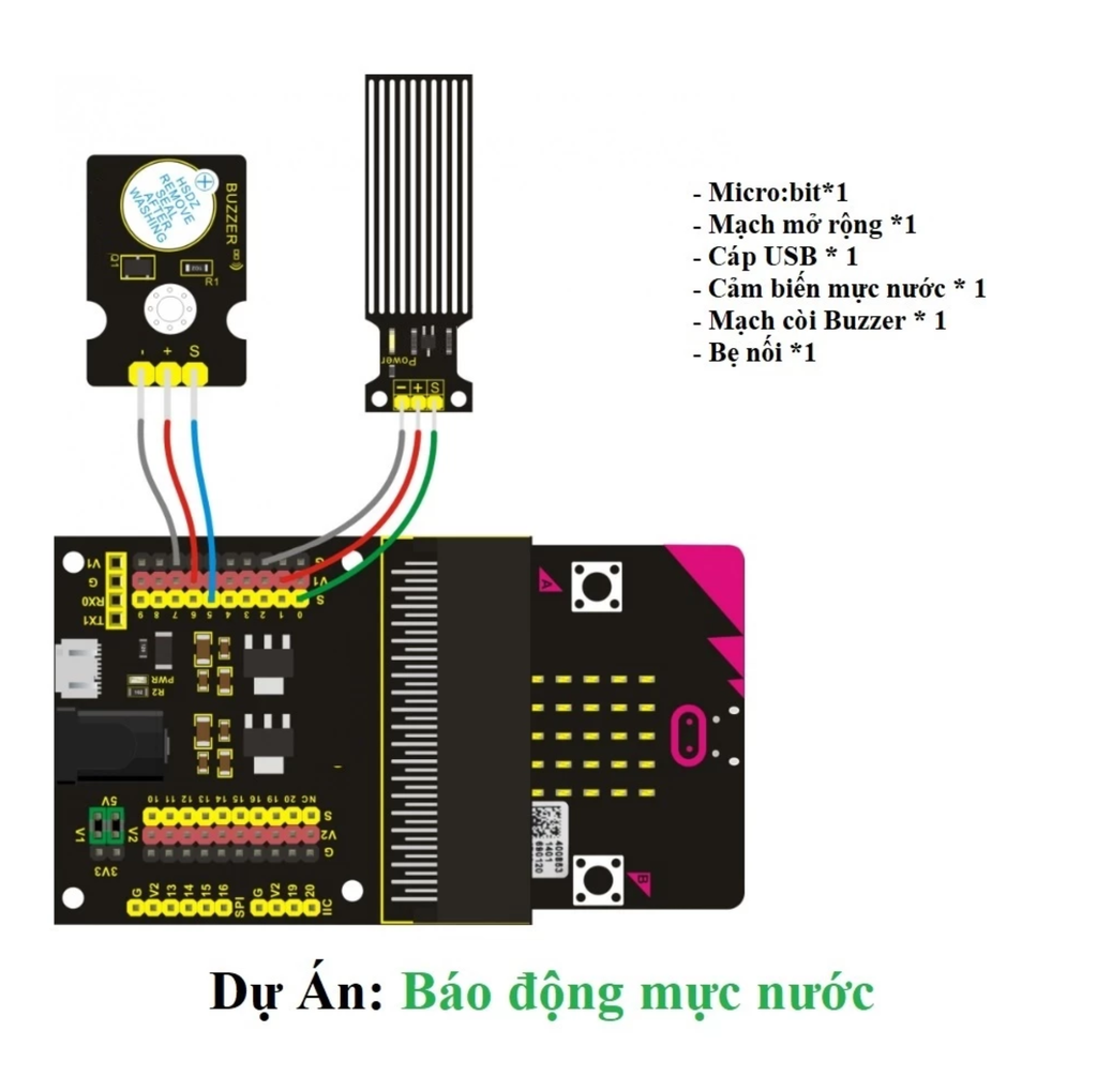 Học Tập Thực Hành BBC Micro:bit V2 nâng cao - Microbit Advanced Kit