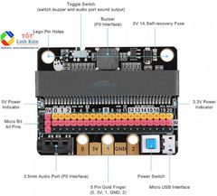 Mạch mở rộng Microbit IOBIT V2.0 - BBC Micro:bit expansion shield V2