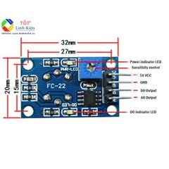 Module Cảm Biến Khí Ga MQ-2 Gas Sensor